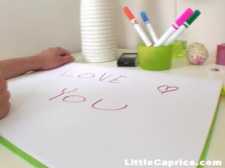 18yo schoolgirl Caprice writin...