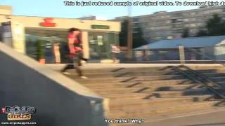 Filthy babe has sex in public