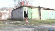 Wild blonde teen masturbates i...