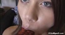 Mega Hot Babe Fucks Her Toy on...