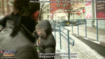 Flashed in public