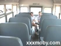 Madison Sins and Tabitha Blue in School Bus Girls - Part 1